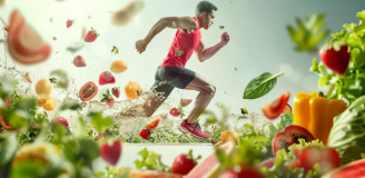 Illustratie passend bij het thema sportvoeding