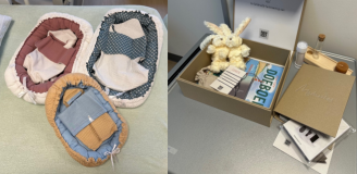 Foto van de koesternestjes en parelkoffer