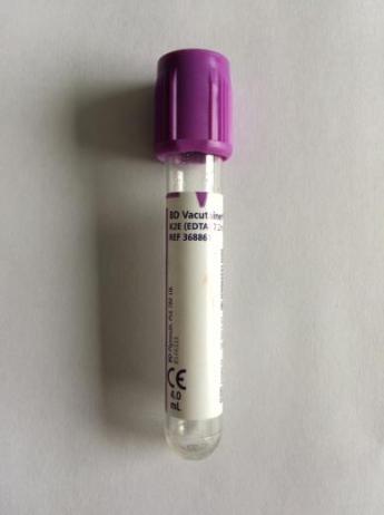 Onderzoekenwijzer MMB - Bloedbuis paarse dop