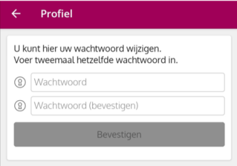 Nieuw wachtwoord opgeven JBZetje