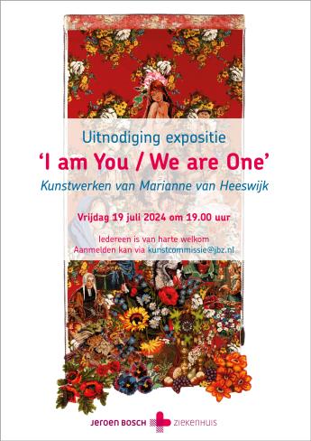kunst poster opening expositie Marianne van Heeswijk