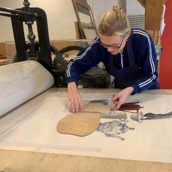 kunst portret actiefoto jacomijn den engelsen