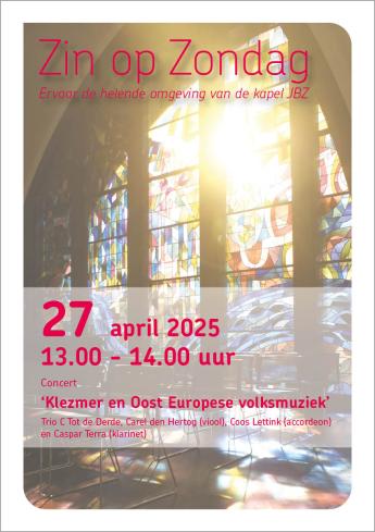kunst flyer concert trio c tot de derde 27 april 2025 