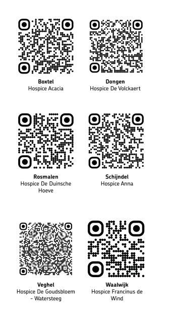 QR-codes hospices