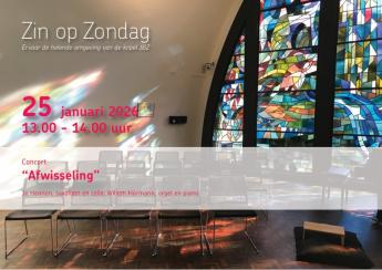 Afbeelding van Zin op zondag concert in de kapel 25 januari 2026