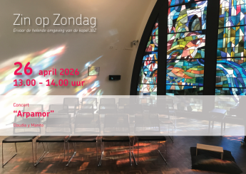 Flyer over het concert in de kapel