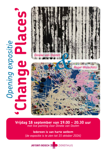 Poster opening expositie september 2026