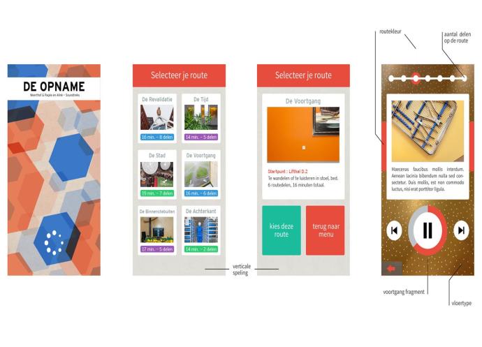 Voorbeelden app luisterroutes