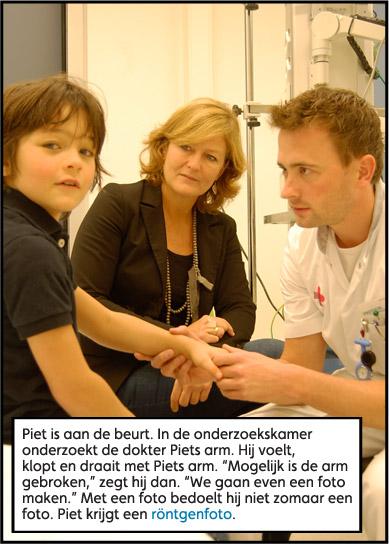 Jongen bij arts