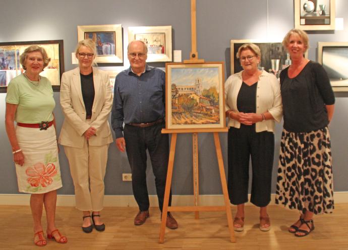 kunst schenking kunstwerk 'Lorgues Provence' van Tom Slager aan museum Slager (1)