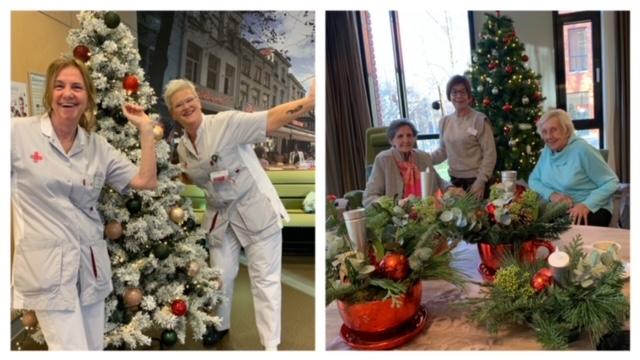 Project Vrienden - kerstversiering geriatrie en oncologie