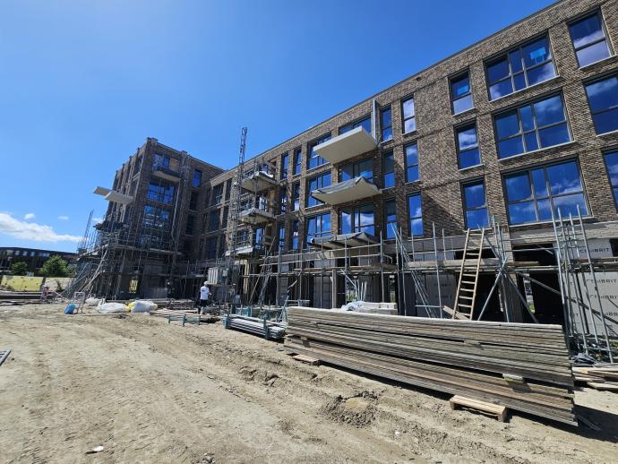 Een foto van het nieuwe gebouw van de JBZ Dichtbij locatie in Zaltbommel