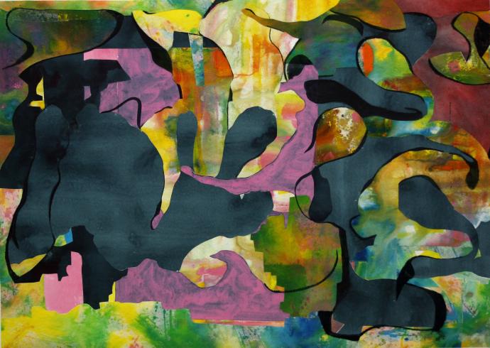 kunst kunstwerk 'Dejeuner sur l'herbe' Frits Peeters