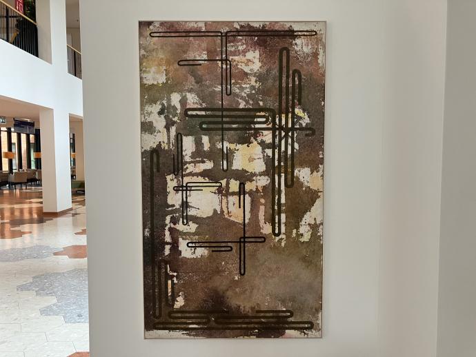 kunst kunstwerk metro tracks Frits Peeters
