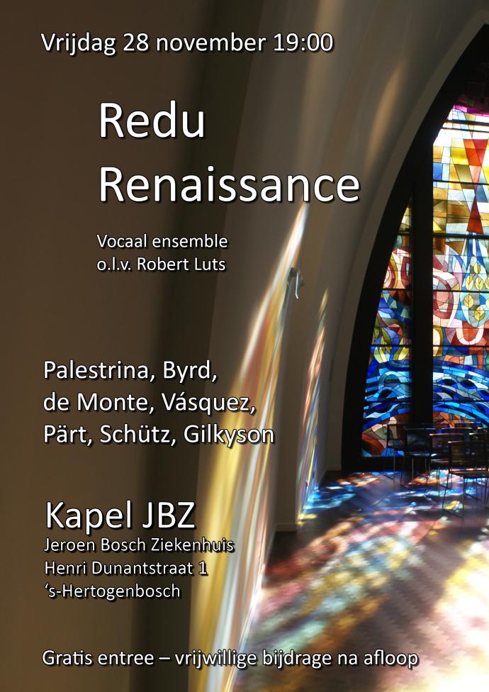 Poster Redu Renaissance, Kapel JBZ