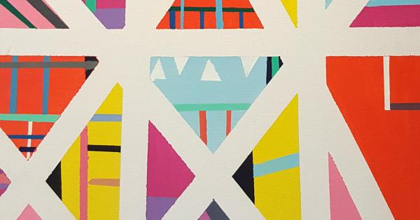 Schilderij expositie 'Polderkunst' bij De Gaanderij in Tolbrug