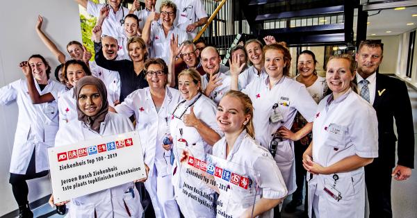 Jeroen Bosch Ziekenhuis op 1 in AD Top 100