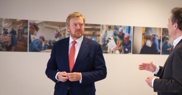 Koning Willem-Alexander in het JBZ - boulevard