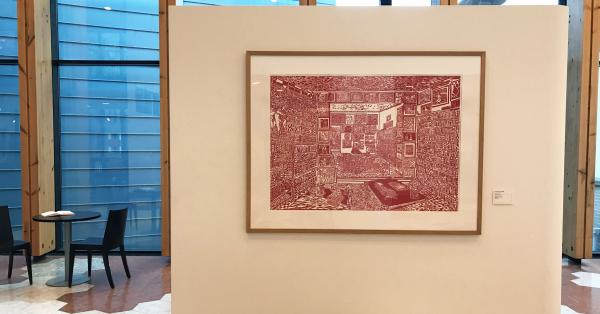 kunst overzicht expo 'Binnen en Buiten' van Jan de Bie (1946-2021)