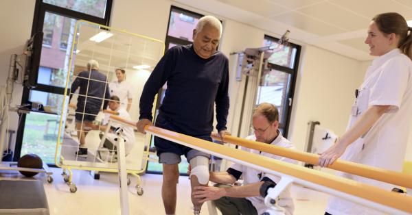 Intensief revalidatietraject na een beenamputatie