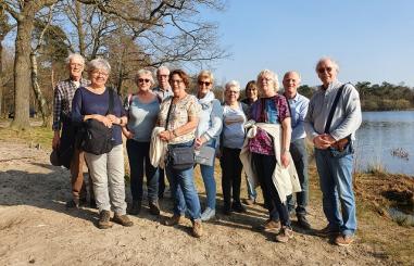 Foto: wandelen bij de Ijzeren man in Vught