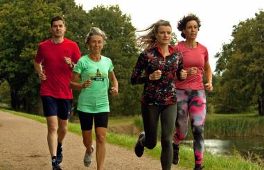 Foto van mensen die hardlopen