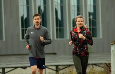 Foto van mensen die hardlopen