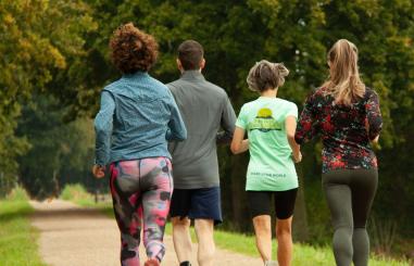 Foto van mensen die hardlopen