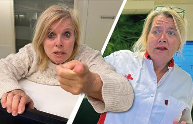 Beeld voor anti-agressie campagne