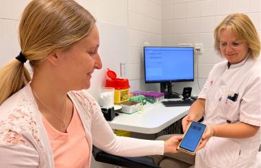 Formulier periodieke bloedafname per sms